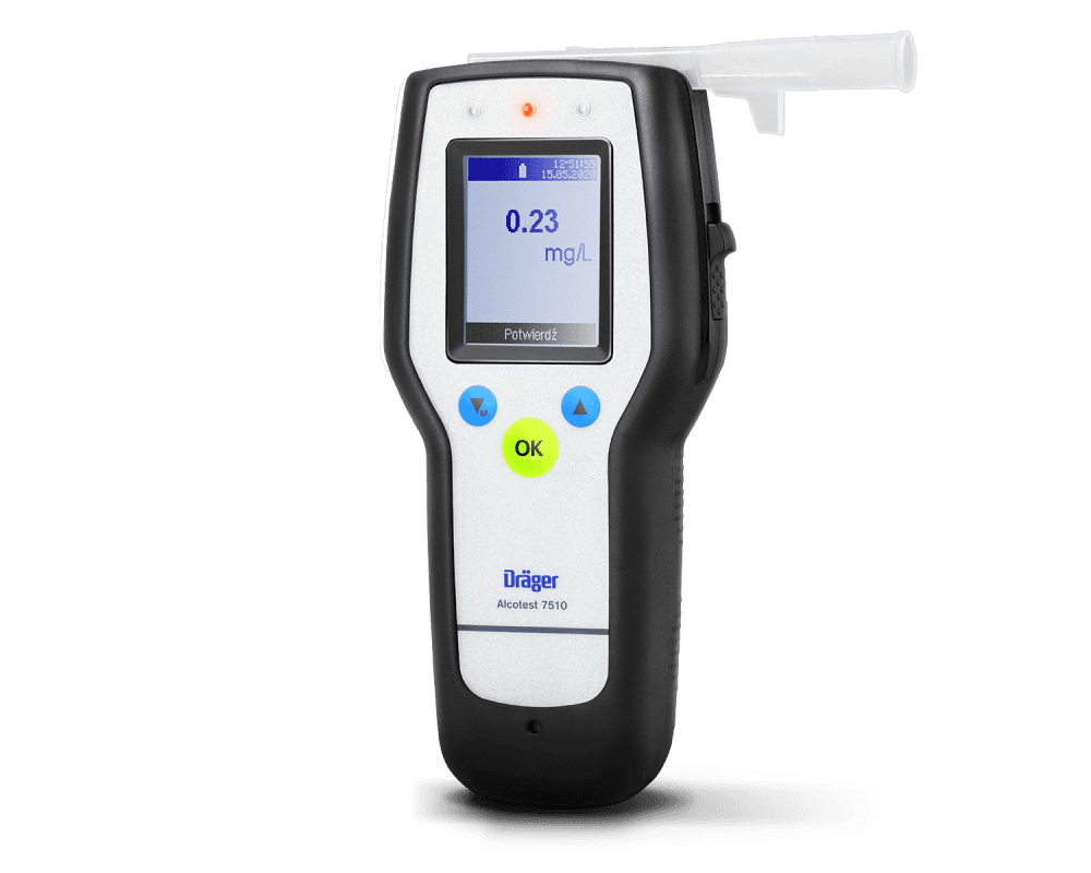 Dräger Alcotest 7510 s ověřením ČMI