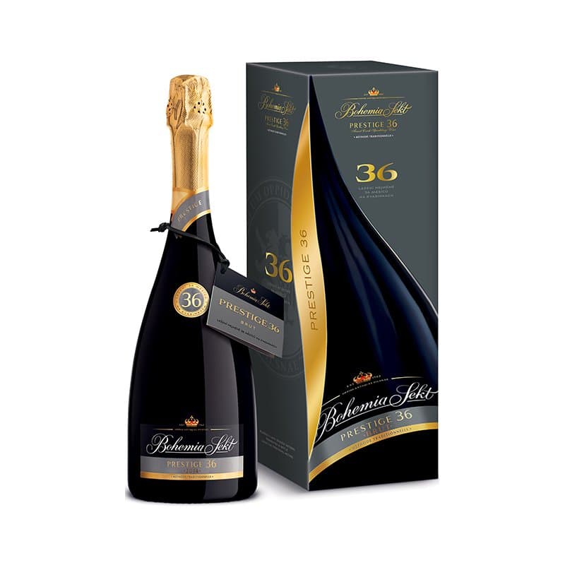 Bohemia Sekt Prestige 36 brut, dárkové balení