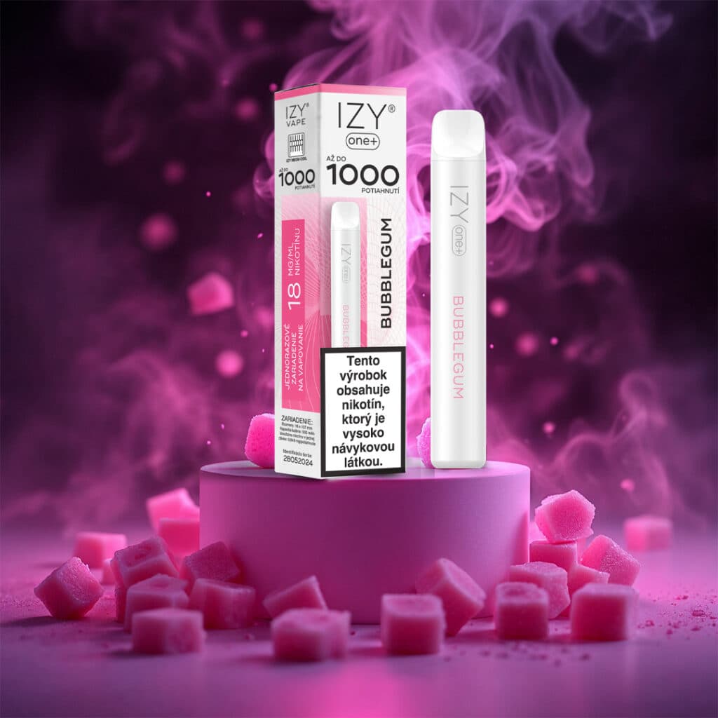 IZY VAPE ONE+ Bubblegum 18mg White 1bal