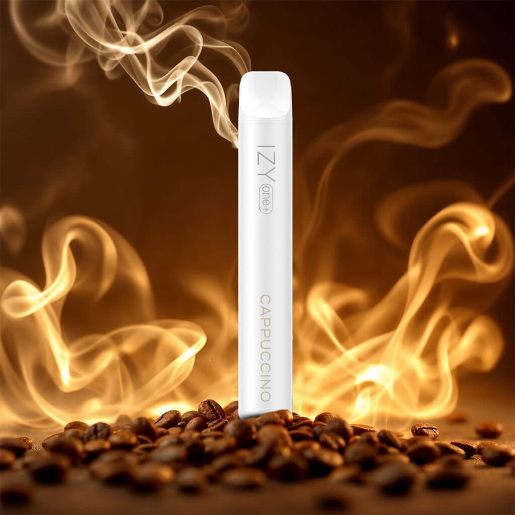 IZY VAPE ONE+ Cappuccino 18mg White 1bal - náhled 3