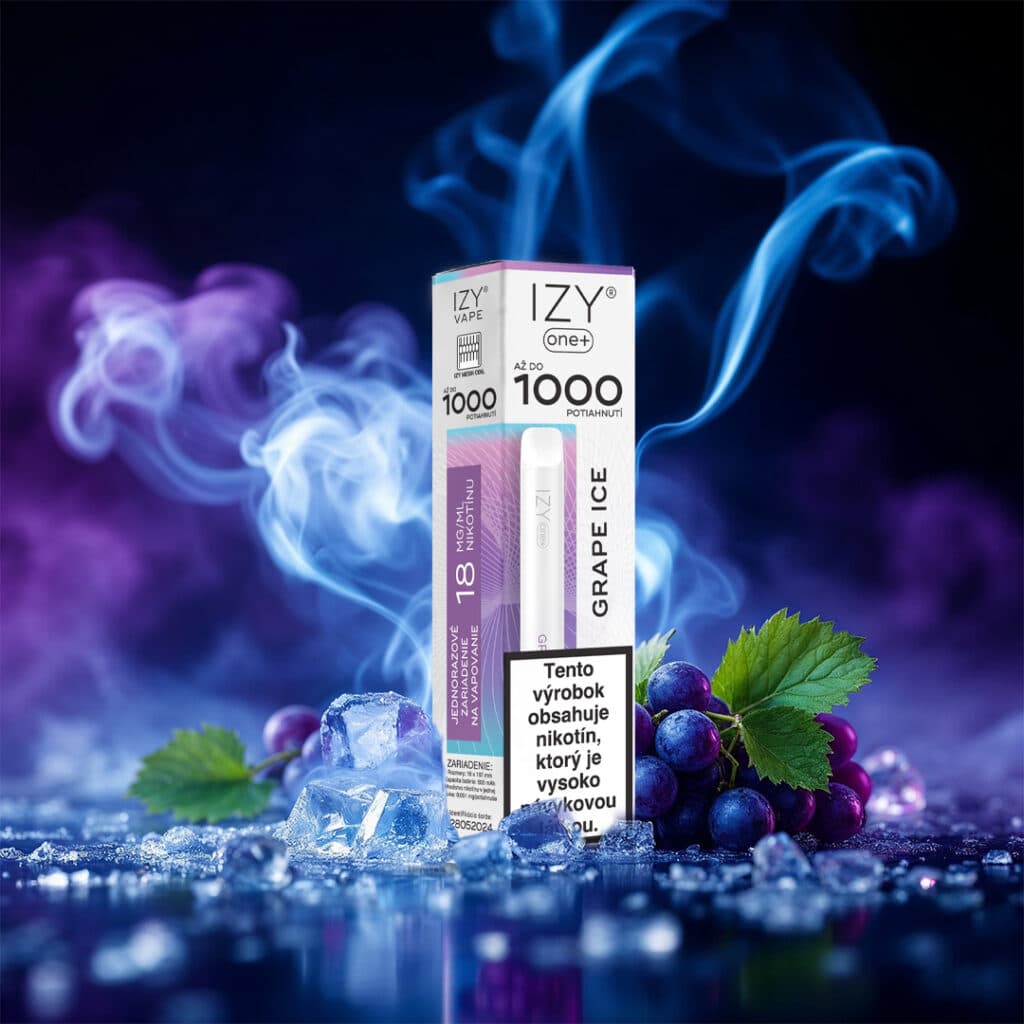 IZY VAPE ONE+ Grape Ice 18mg White 1bal - náhled 2