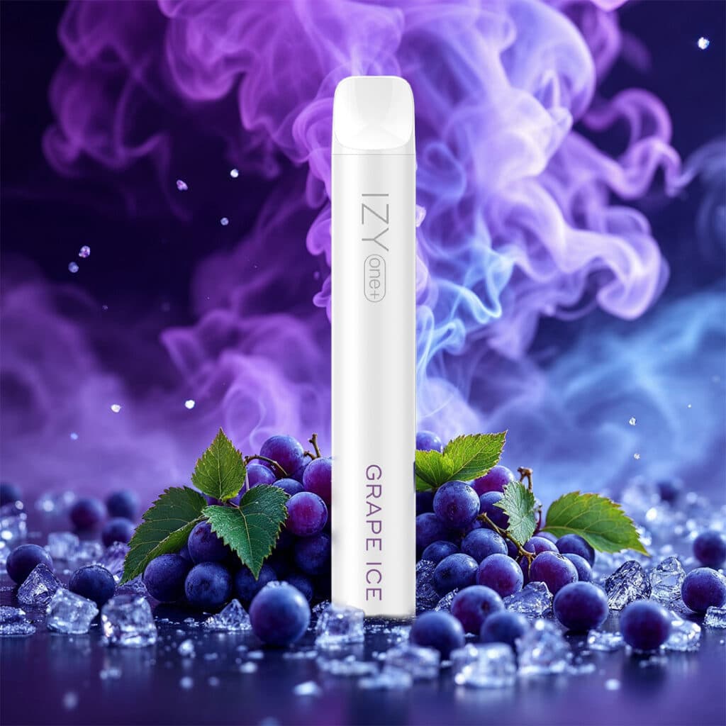 IZY VAPE ONE+ Grape Ice 0mg White 1bal - náhled 3