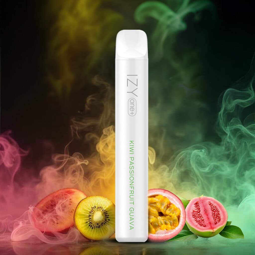 IZY VAPE ONE+ Kiwi Passion Fruit Guava 18mg White 1bal - náhled 3