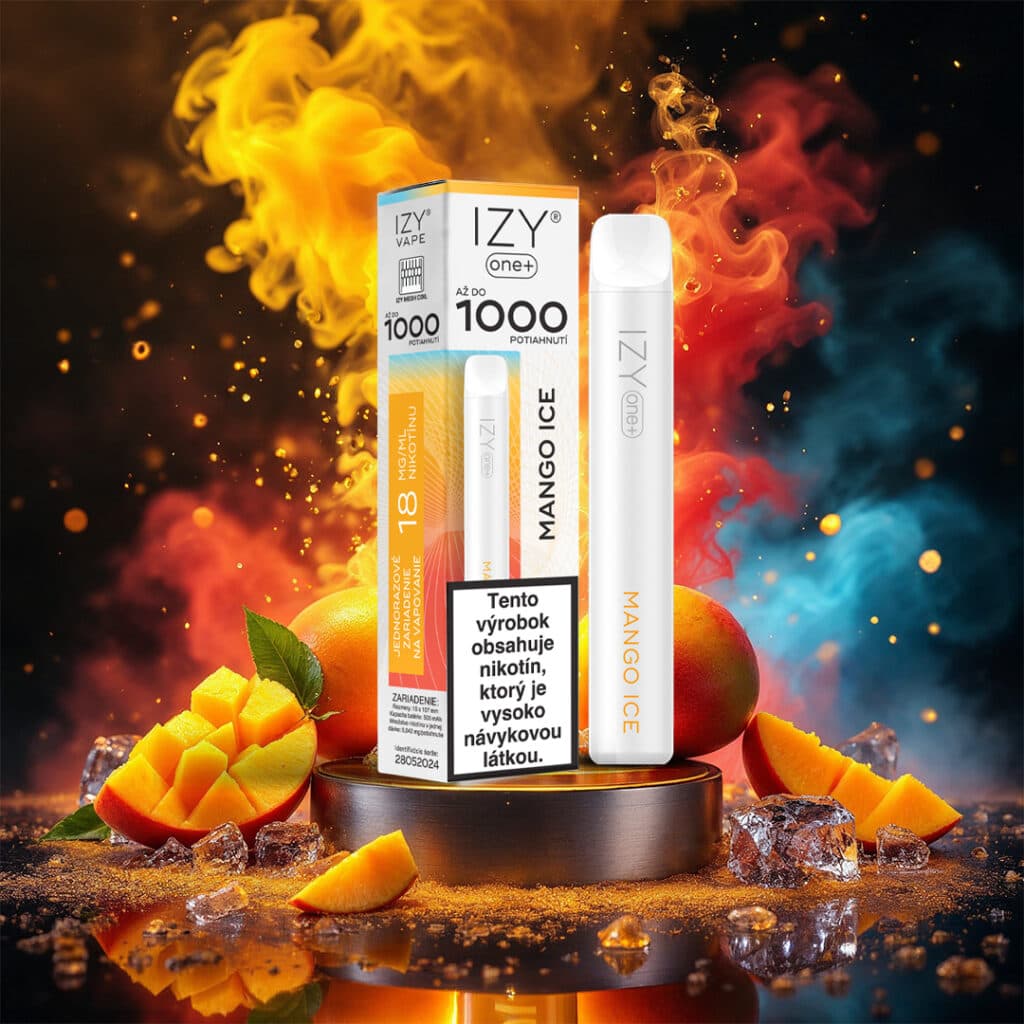 IZY VAPE ONE+ Mango Ice 18mg White 1bal