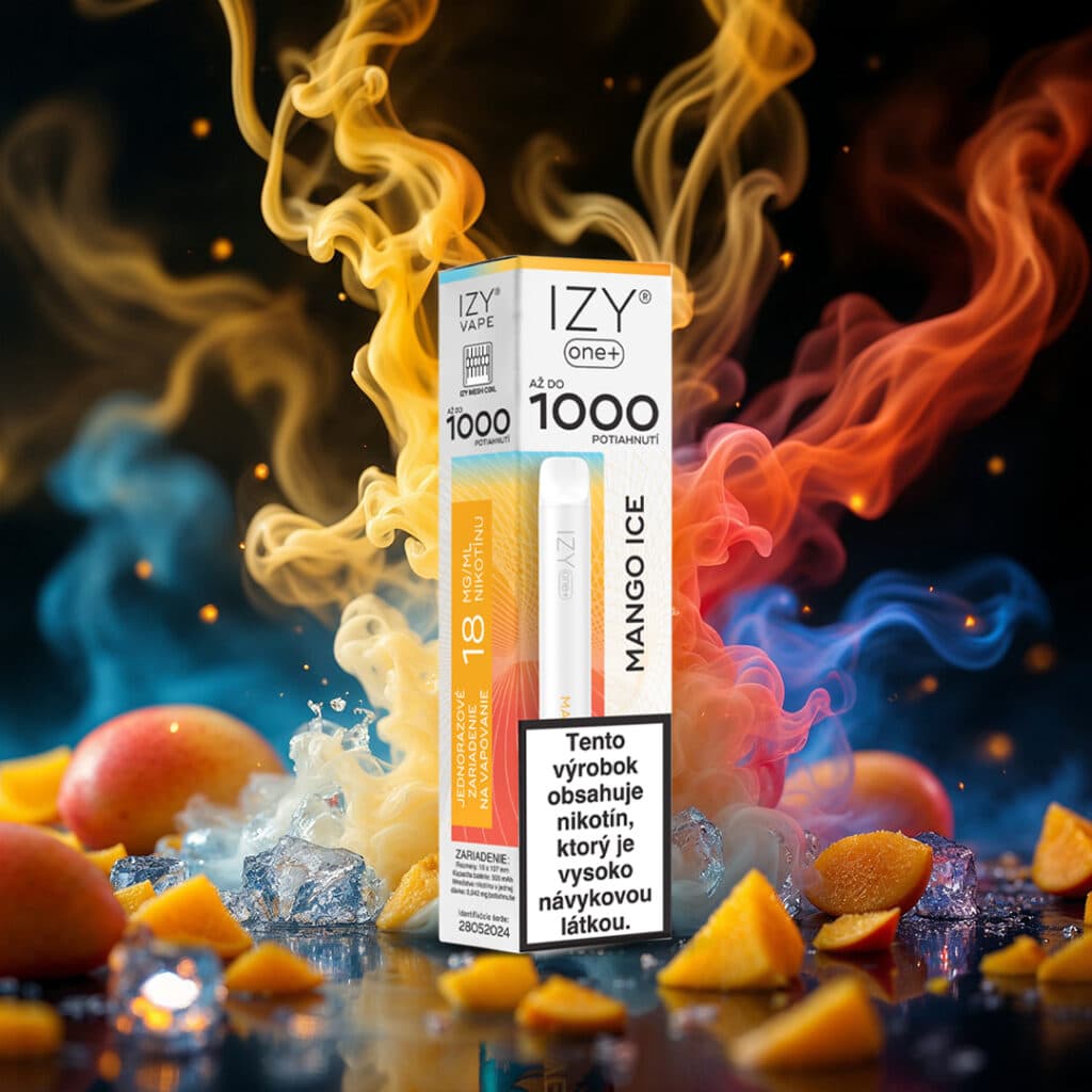 IZY VAPE ONE+ Mango Ice 18mg White 1bal - náhled 2