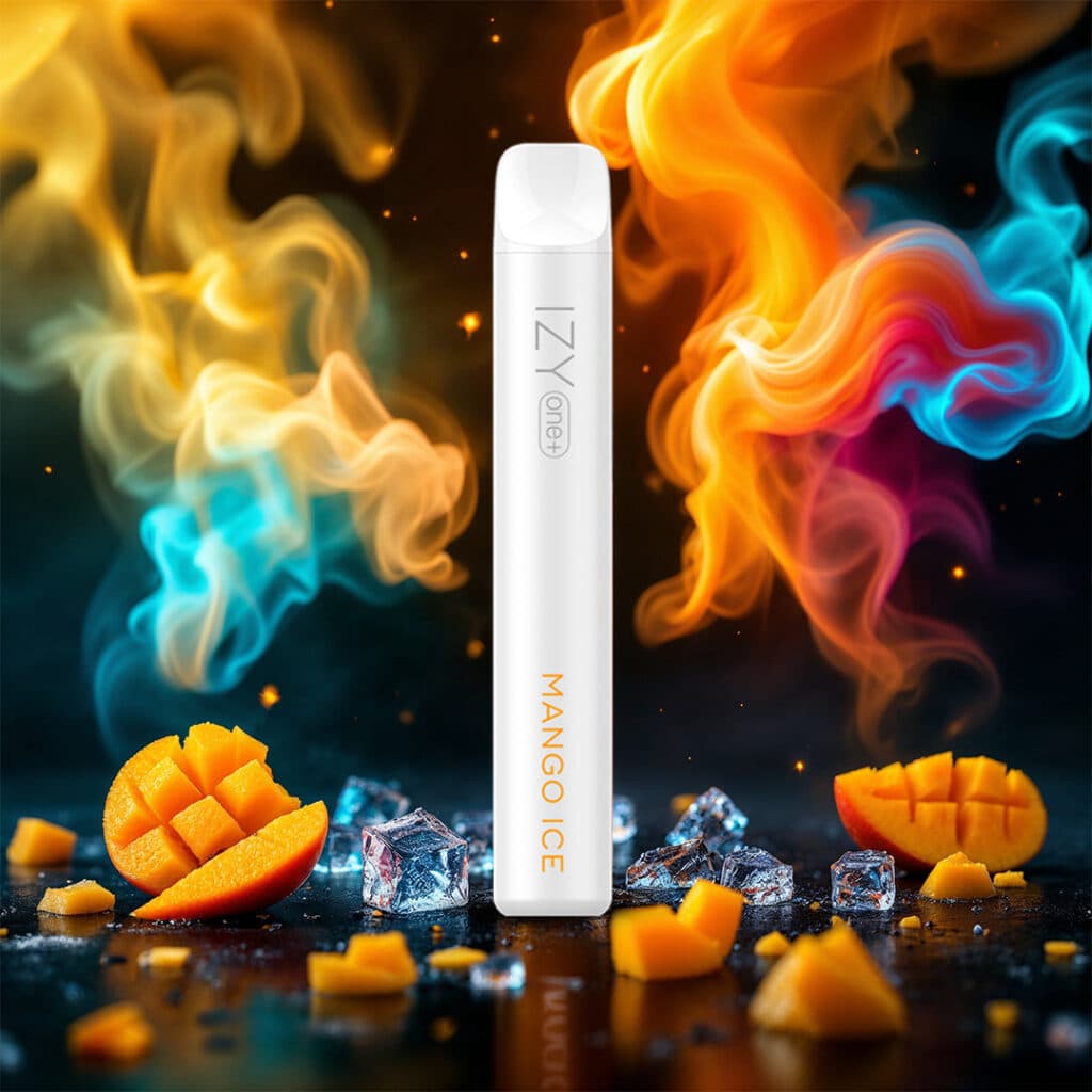 IZY VAPE ONE+ Mango Ice 0mg White 1bal - náhled 3