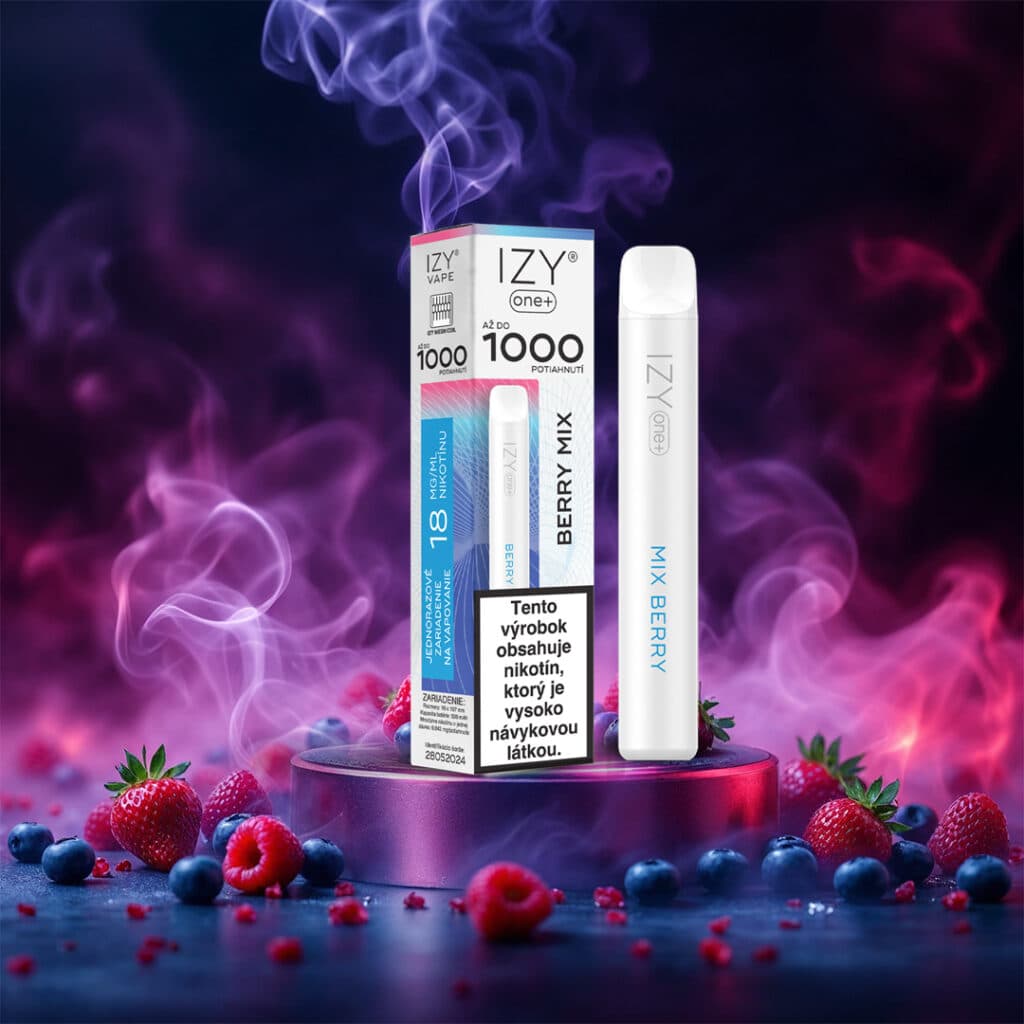 IZY VAPE ONE+ Berry Mix 18mg White 1bal