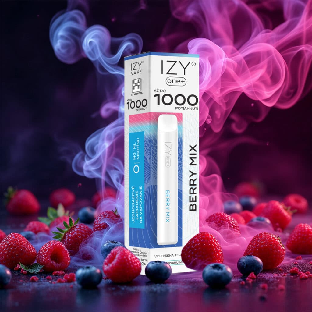 IZY VAPE ONE+ Berry Mix 0mg White 1bal - náhled 2