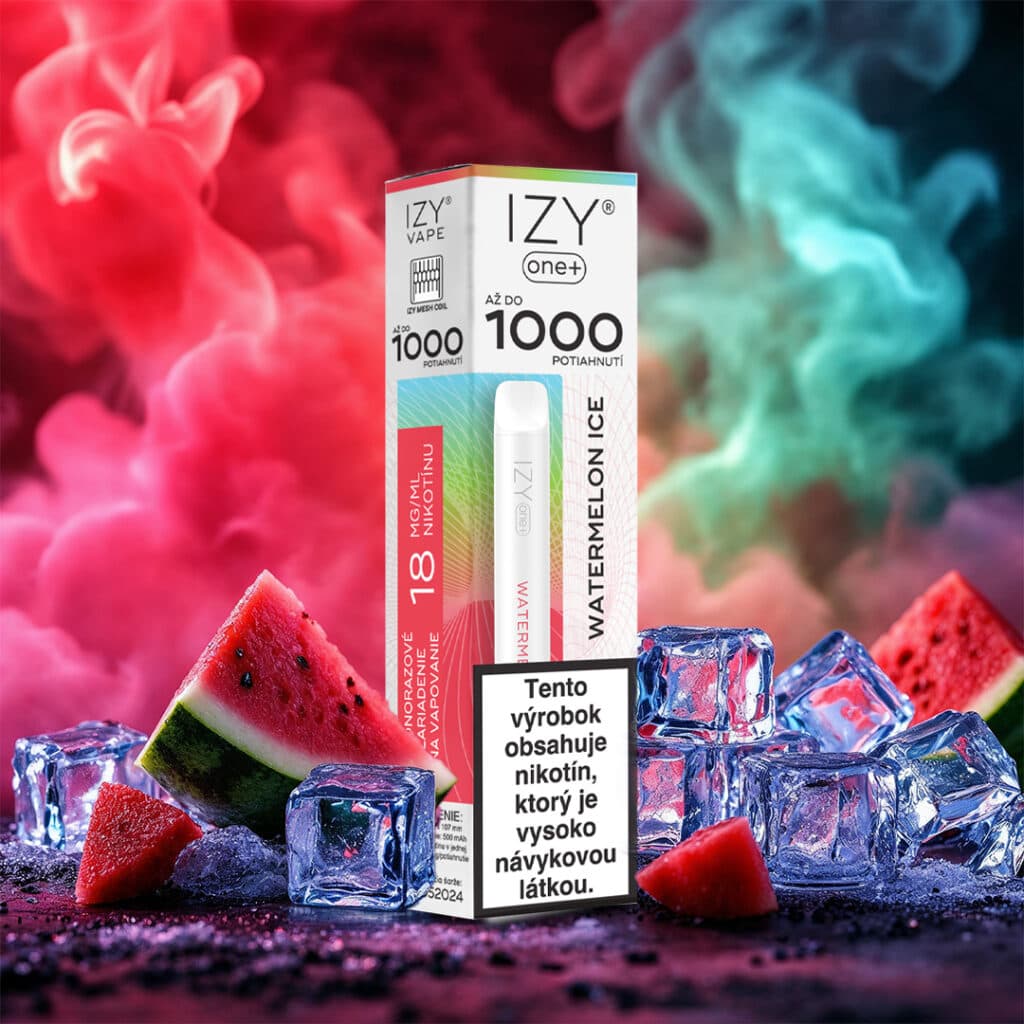 IZY VAPE ONE+ Watermelon Ice 18mg White 1bal - náhled 2