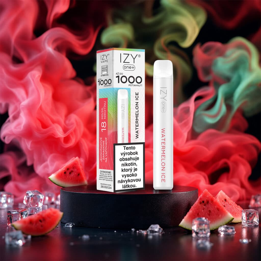 IZY VAPE ONE+ Watermelon Ice 18mg White 1bal - náhled 1