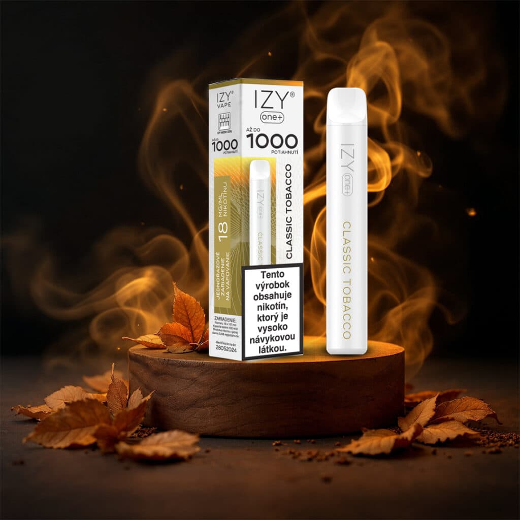 IZY VAPE ONE+ Classic Tobacco 18mg White 1bal