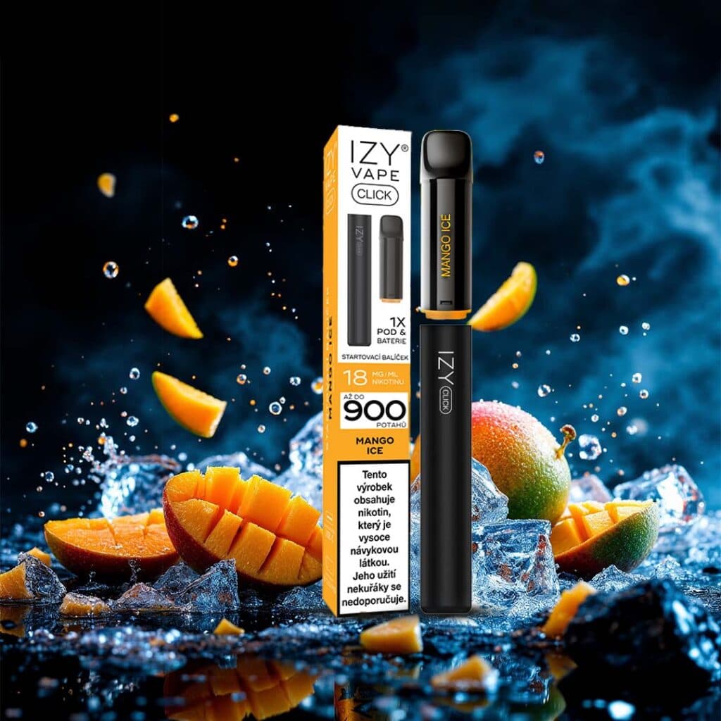 IZY CLICK 2ml Starter Kit Mango Ice 18mg Black 1bal