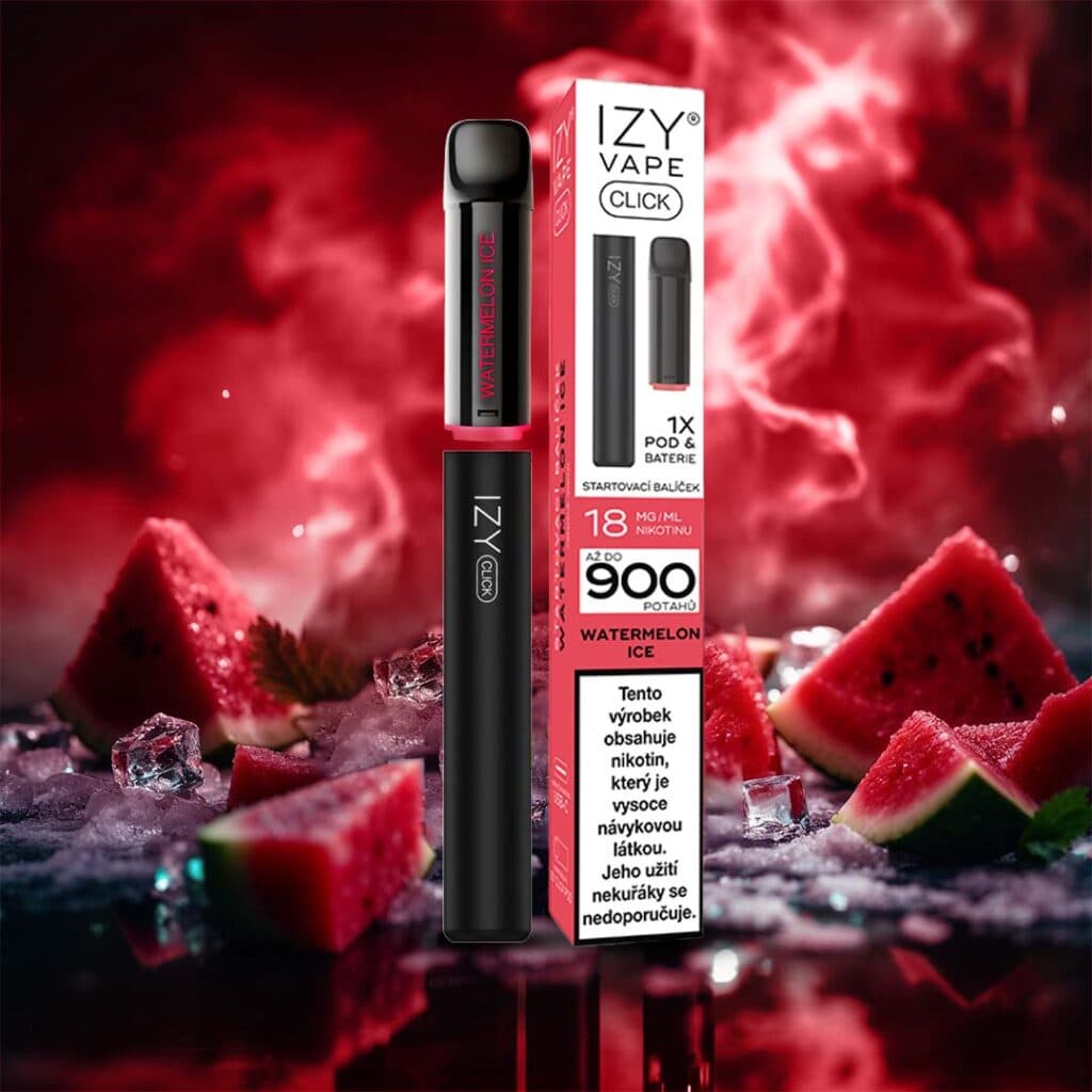 IZY CLICK 2ml Starter Kit Watermelon Ice 18mg Black 1bal
