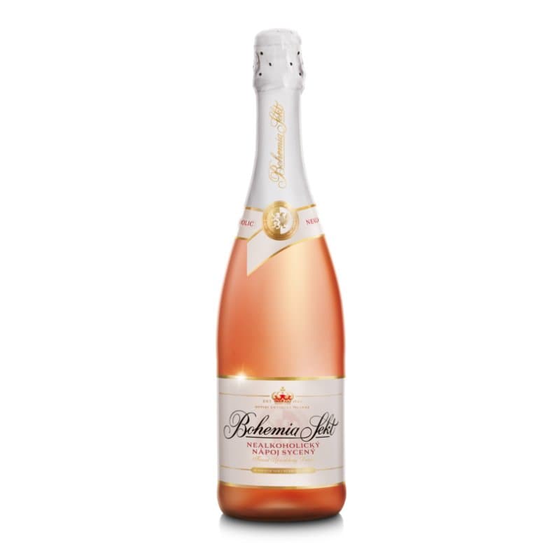 Bohemia Sekt rosé nealkoholický nápoj sycený