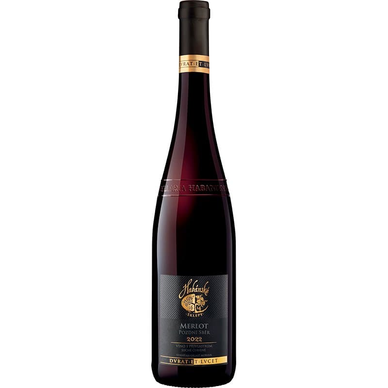 Habánské sklepy Merlot 2022 pozdní sběr