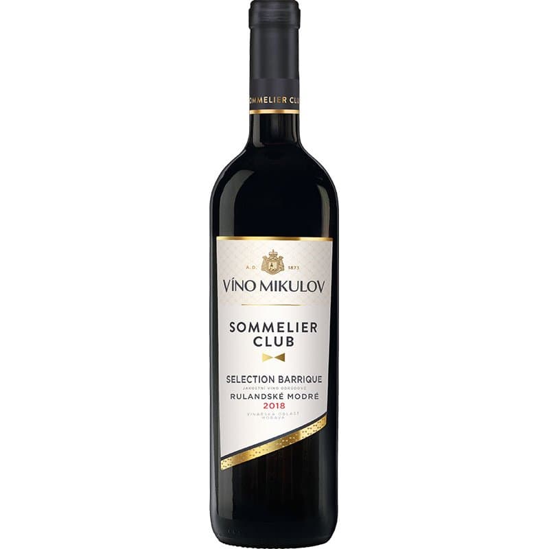 Víno Mikulov Sommelier Club Selection barrique Rulandské modré 2018