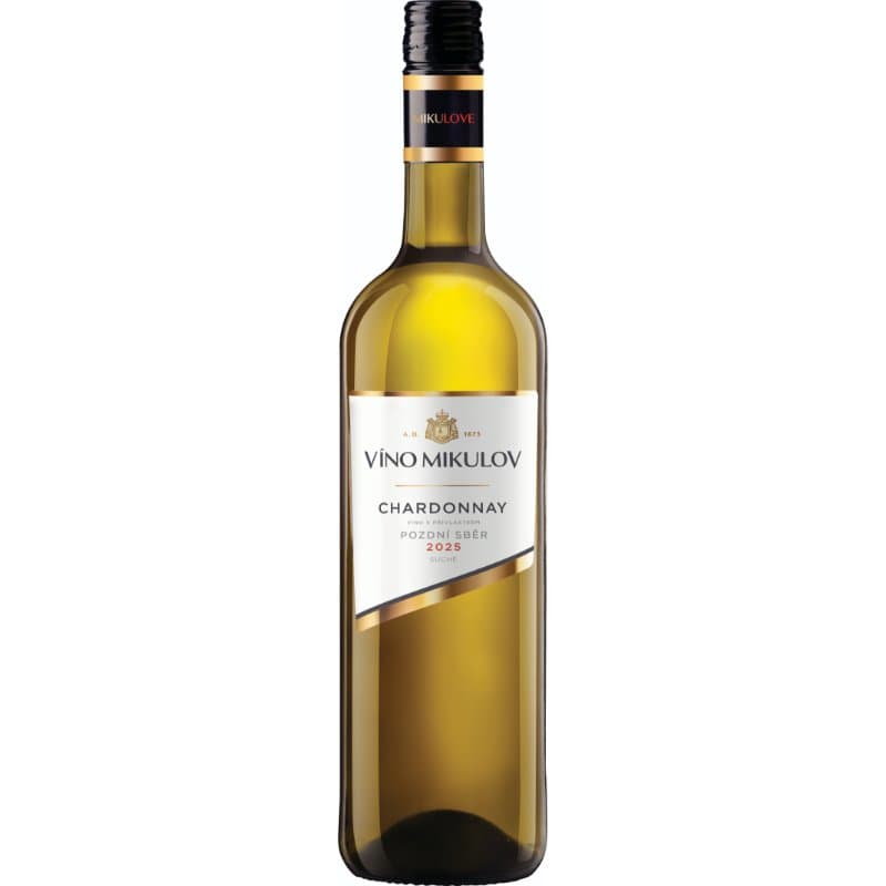 Víno Mikulov Chardonnay 2025 pozdní sběr