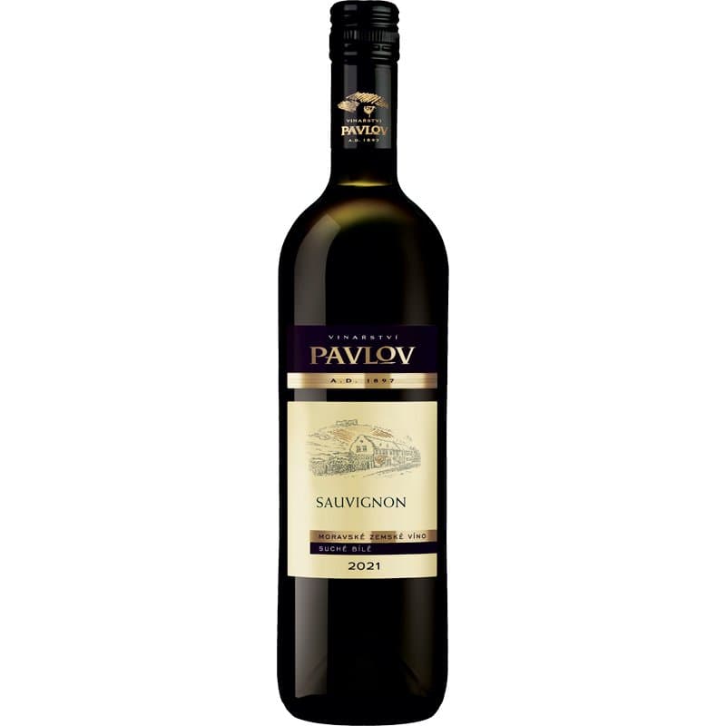 Vinařství Pavlov Sauvignon 0,75 l moravské zemské víno