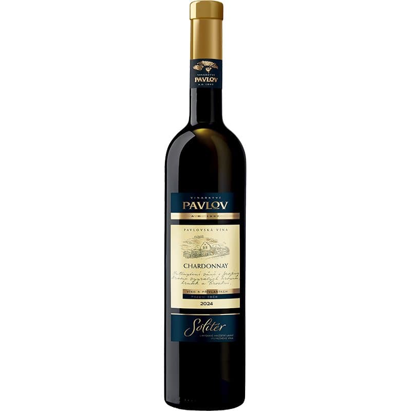 Vinařství Pavlov Chardonnay 2024 pozdní sběr Solitér