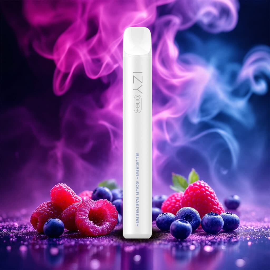 IZY VAPE ONE+ Blueberry Sour Raspberry 18mg White 1bal - náhled 3