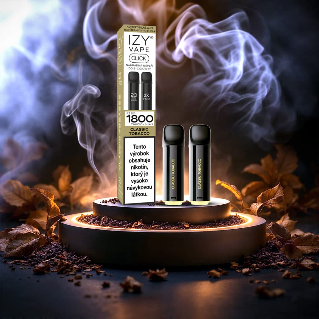 IZY CLICK 2x2ml Classic Tobacco 18mg Black 1bal