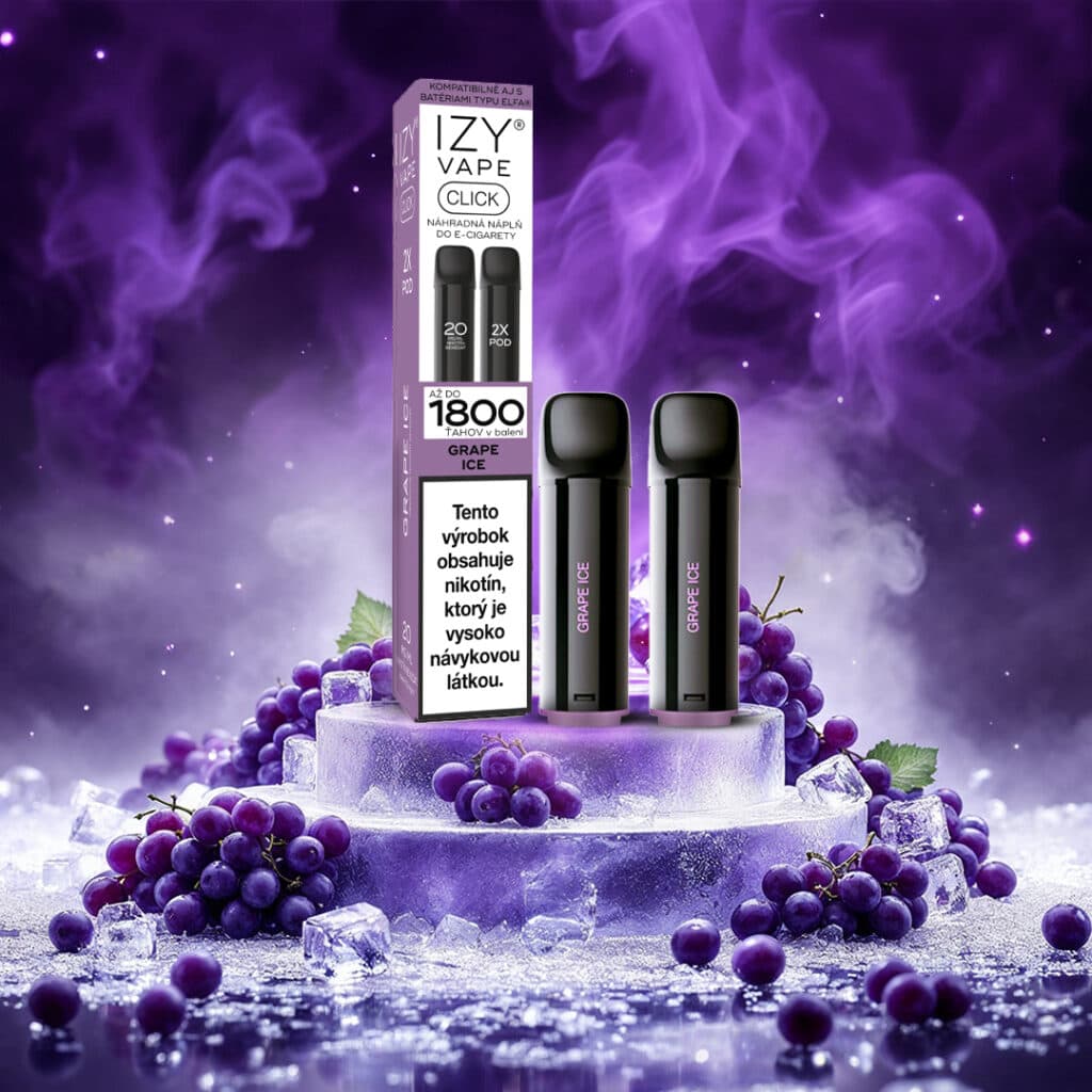IZY CLICK 2x2ml Grape 18mg Black 1bal