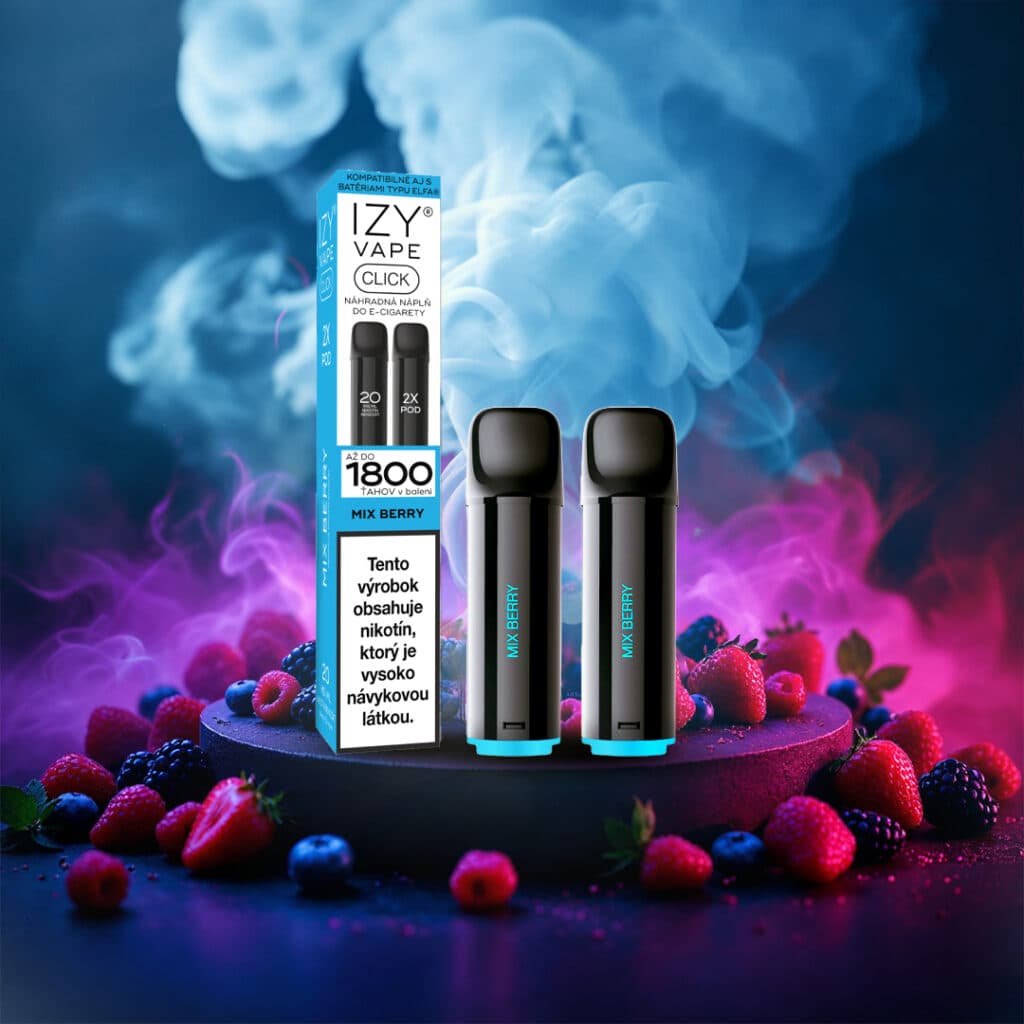 IZY CLICK 2x2ml MIX Berry 18mg Black 1bal
