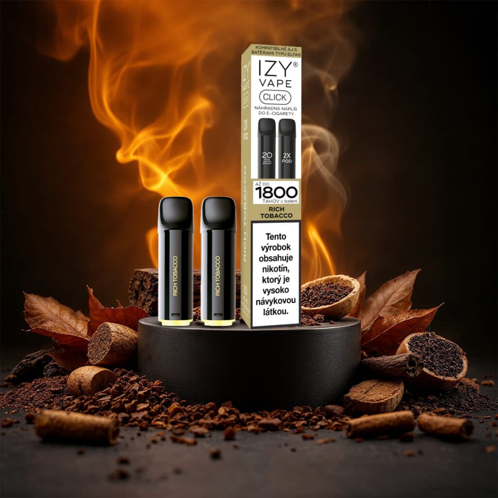 IZY CLICK 2x2ml Rich Tobacco 18mg Black 1bal
